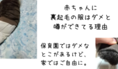 赤ちゃんに裏起毛のベビー服はダメ？保育士的には着せて良い【子供服】