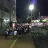夜の成田駅は海外からのお客様