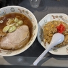 弘前市駅前 山忠・大町店で中華セット（ラーメンとチャーハンセット）食った　	