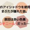 韓国のアイシャドウを使用してまぶたが腫れた話。原因は赤い色素「コチニール」だった…！