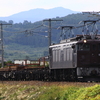 豊野工臨運転（EF64-37牽引）