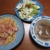 ベーコンのトマトパスタ