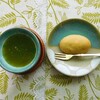 秋なので、緑茶とお芋のお饅頭でお家でカフェですよ～～っ♥運気上昇のための小さな習慣♥