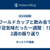 ワールドカップと飲み会で寝不足気味だった一週間｜7月第2週の振り返り