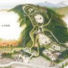 縄張図片手に廻る山中城　三の丸 水路堀