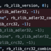 Ruby の zlib gem を pure Ruby で書き直す試み