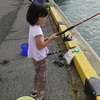 岡山県倉敷での、親子3人での釣り模様　より。