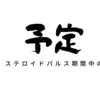 ざっくり、パルス期間中の予定。