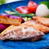 魚（ヒラマサ）の竜田揚げ＆なすのナムル