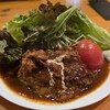 【キッチンOh!Way＠池袋】池袋ハンバーグ四天王店の1つ「牛すじシチューかけハンバーグステーキ」