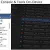 SRDebugger - Console & Tools On-Device デバイス内でコンソール表示＆便利ツール