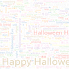 　Twitterキーワード[Happy Halloween]　10/31_01:17から60分のつぶやき雲
