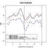  ここ2年間の消費者物価指数について