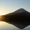 僕の初日の出いつも行く安定の精進湖