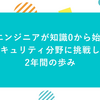 QAエンジニアが知識0から始めたセキュリティ分野に挑戦した2年間の歩み
