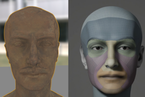 Mesh to Meta Humanでリアルな人間のアセットを作成してみた。