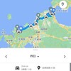 昨日は、福岡県北九州市から佐賀県唐津市への