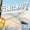 【飛行機と新幹線どっち？】岡山から東京まで飛行機を利用してみた｜岡山ー羽田 JL240