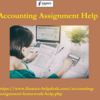 Upgrade Your Grades with Accounting Assignment Help