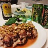 日常：宝焼酎のお茶割りを飲んでいる