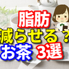 コツコツ飲めば期待大！“脂肪を減らす”お茶3選