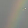 虹と飛行機２