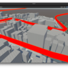 【Unity】PLATEAUの都市モデルとGPSログの軌跡を重ねてみる