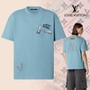 2023年春夏コレクションから新登場！Louis VuittonのブルーグレーカジュアルTシャツ