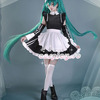 初音ミク　スポーティメイド姿　メイド服　黒白　クラシック　ワンピース