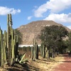 メキシコ世界遺産観光　世界最大の登れるピラミッド　テオティワカン