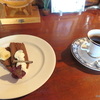 加茂市「コテージマム」のケーキとコーヒーセット