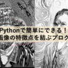 Pythonで簡単にできる！二つの画像の特徴点を結ぶプログラム！