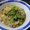 今日は熱い麺を。