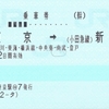 (小田急線)新宿への連絡乗車券