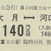 富士急行　　「第３回富士山マラソン　硬券乗車券」