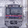 ドカ雪な京成撮影記後編。快速八千代台行。3000形、3500形、3700形、京急1000形快速、都営5500形。