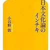 小谷野敦『日本文化論のインチキ』（幻冬舎新書）の目次