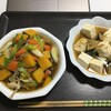 生姜煮に湯豆腐