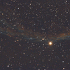 月明りを避けて・・明け方のNGC6960 