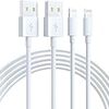 【2023正規MFi認証品】iphone 充電ケーブル 純正 ライトニングケーブル 1.8M/2M 2本セット iphone 充電器 ケーブル lightning ケーブル アイフォン充電ケーブル 急速充電&超高耐久 iPhone 14 / 14 Plus / 14pro / 14 Pro Max/iPhone 13 pro/12/12 Pro/11/XS/XR/SE/iPad Air 各種対応