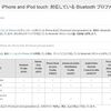 iPhone iPod touch のBluetooth対応プロファイル