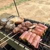 串を刺すだけの簡単なお仕事。(焼き鳥の下準備)