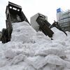 雪まつりの雪が足りない、、