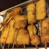 串揚げ じゅらく｜京成上野｜生姜を挟んだ鶏モモ串揚げ＆しびれ豚皿
