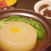 風呂吹き大根の感動の肉味噌　神戸三宮の地鶏料理店
