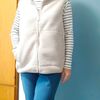 GU、もふもふなフリースベストは冷え込む夜の部屋着にも最適