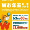 今年の年賀はがき印刷は100万円当たる挨拶状ドットコムさんにお願いしました。