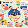 小学校外国語活動 指導略案「What time is it? 」 (Let's Try2 Unit４)