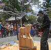 伊太祁曾神社　木祭り　奉納カービングショー2014