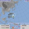 夜だるま台風情報